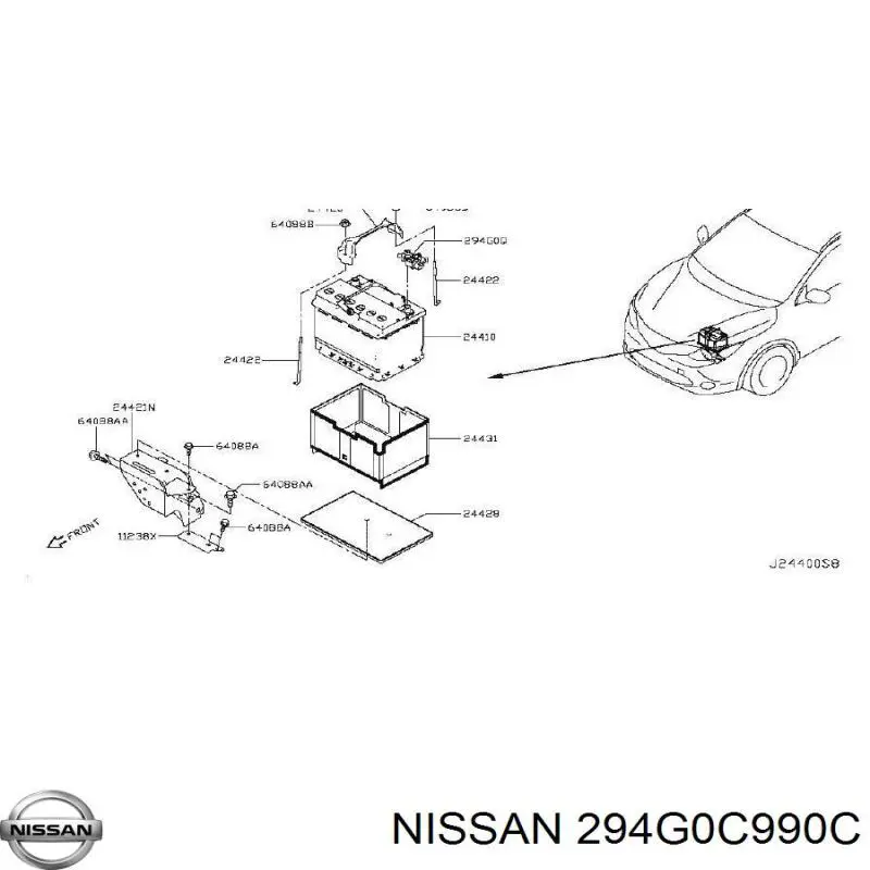 Купити 294G0C990C Nissan/Infiniti 