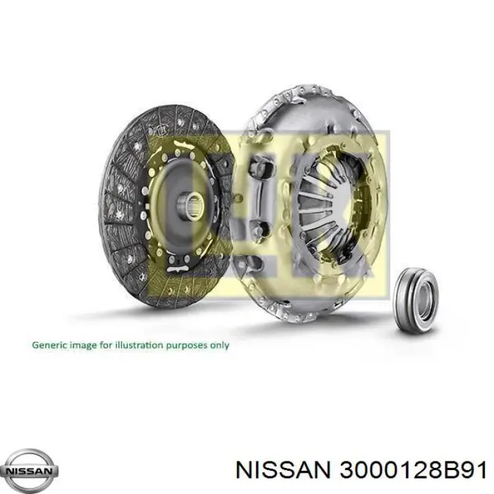 3000128B91 Nissan/Infiniti Зчеплення в зборі