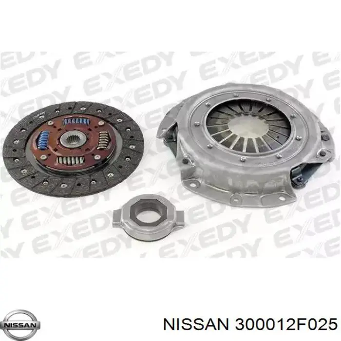 300012F025 Nissan комплект зчеплення (3 частини)