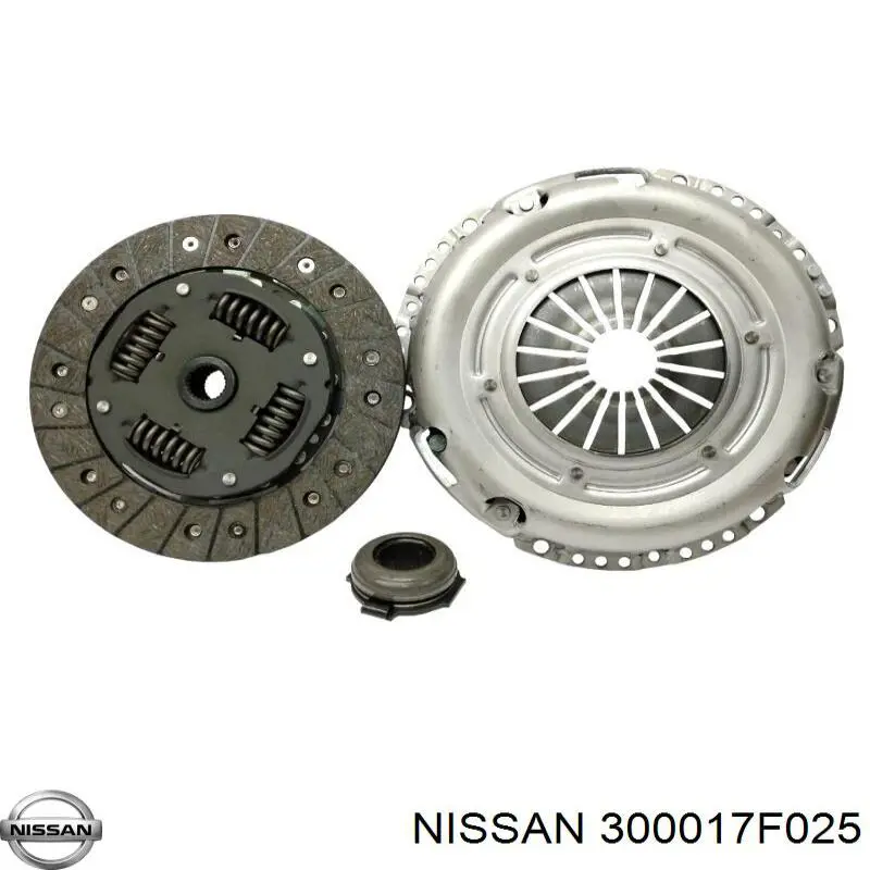 Купити 300017F025 Nissan/Infiniti Комплект зчеплення (диск, корзина, підшипник)