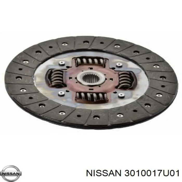 3010017U01 Nissan диск зчеплення
