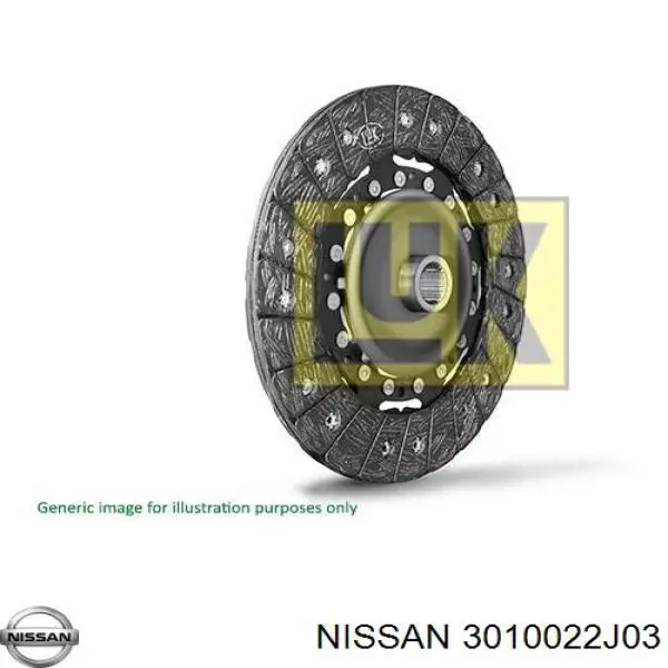 3010022J03 Nissan диск зчеплення