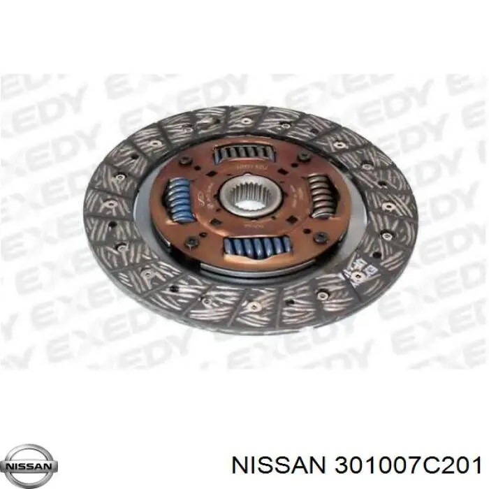 301007C200 Nissan диск зчеплення