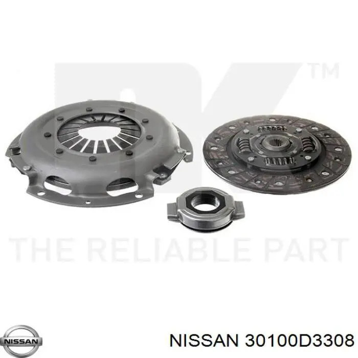 Зчеплення Nissan/Infiniti 30100D3308 ціна, від 29.34 USD