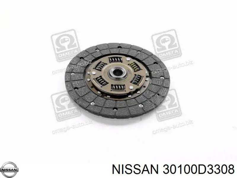30100D3308 Nissan диск зчеплення