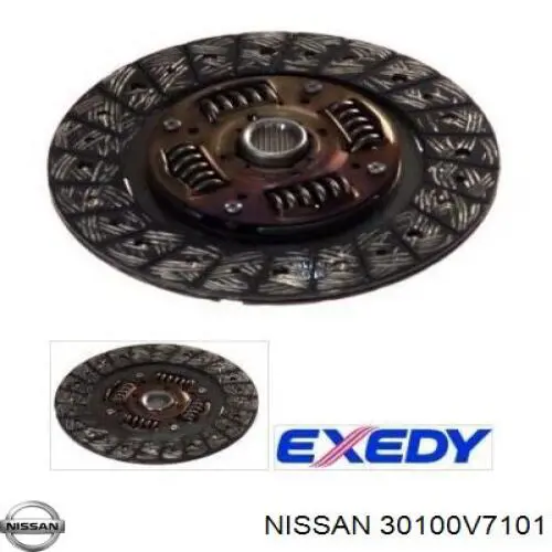 30100V7101 Nissan диск зчеплення