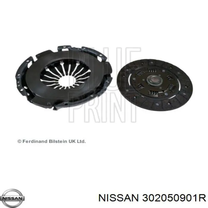 Комплект зчеплення (3 частини) 302050901R Nissan