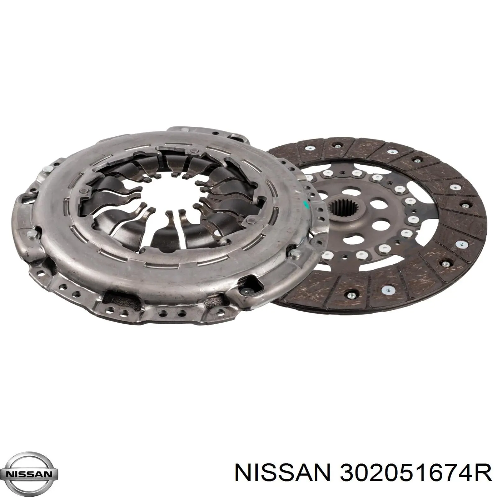 Комплект зчеплення (3 частини) 302051674R Nissan