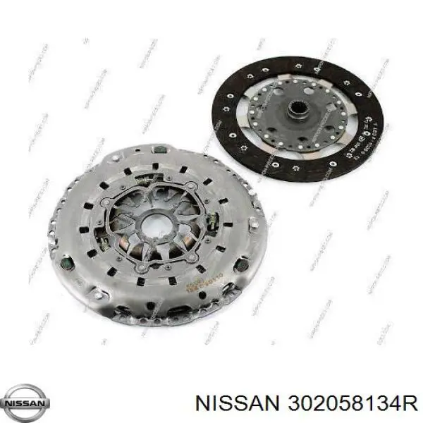 Комплект зчеплення (3 частини) Nissan/Infiniti 302058134R ціна, від 200.06 USD