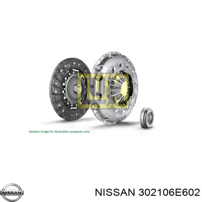 302106E602 Nissan/Infiniti Натискний диск зчеплення