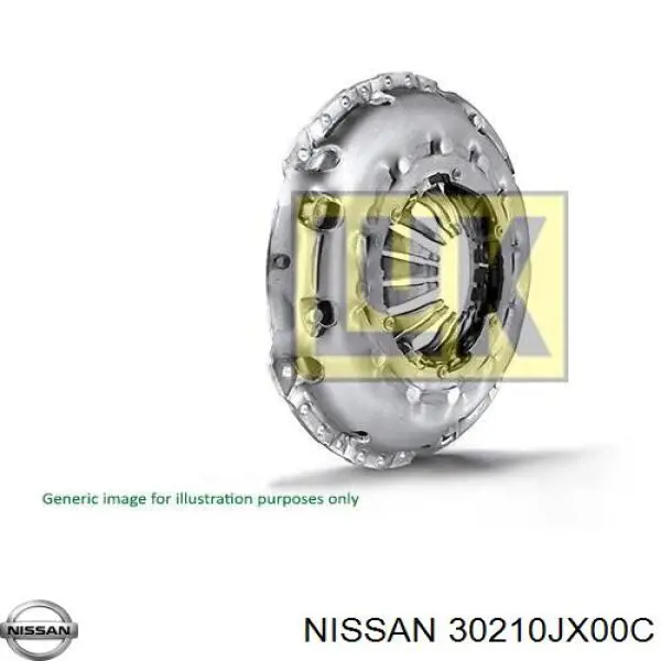 Пелюстковий кошик зчеплення Nissan/Infiniti 30210JX00C ціна, від 43.34 USD