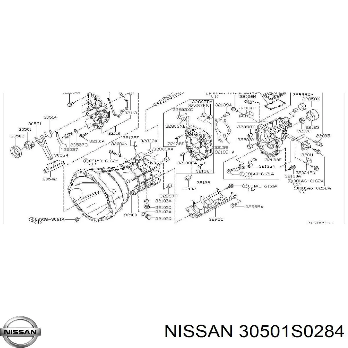  30501S0284 Nissan