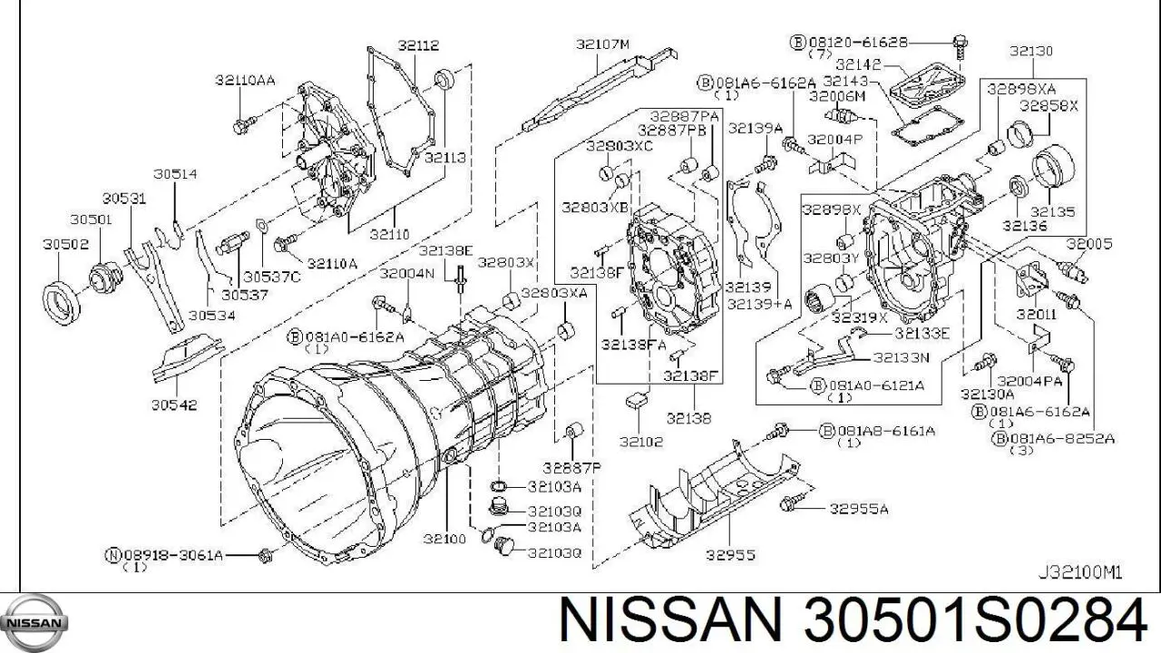  Nissan/Infiniti 30501S0284 ціна, від 33.33 USD