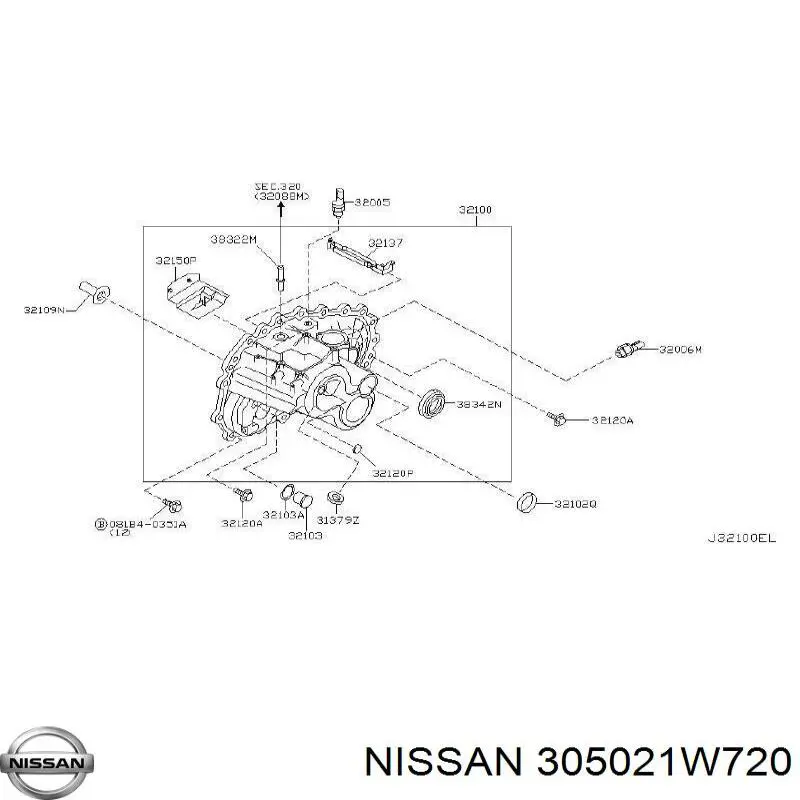 Купити 305021W720 Nissan/Infiniti Підшипник включення зчеплення