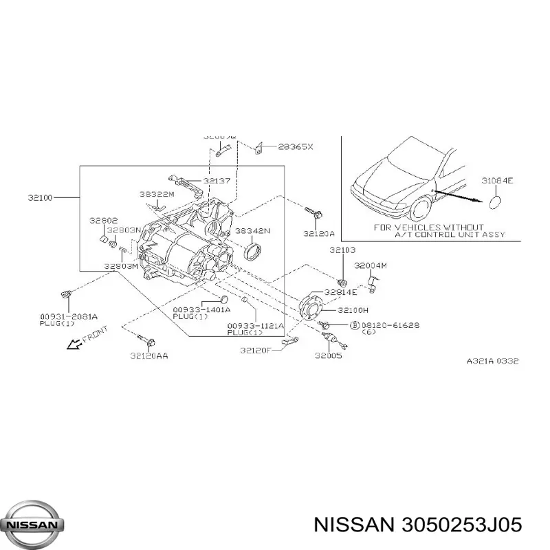 Вижимний підшипник Nissan/Infiniti 3050253J05 ціна, від 17.53 USD