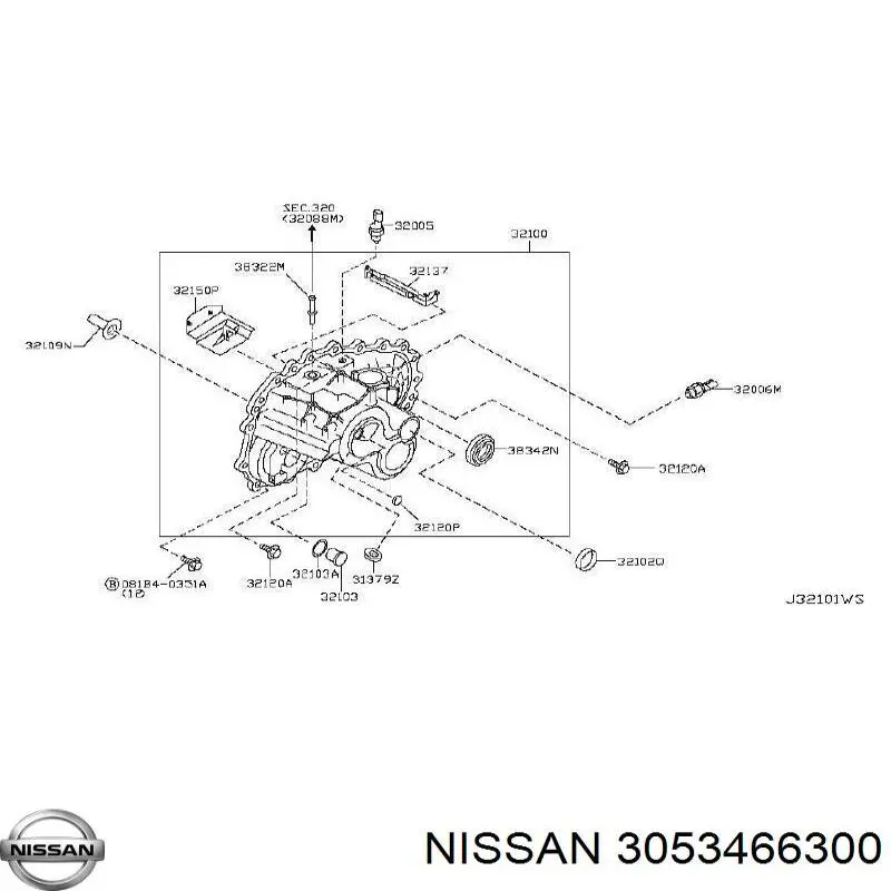  Nissan/Infiniti 3053466300 ціна, від 1.30 USD