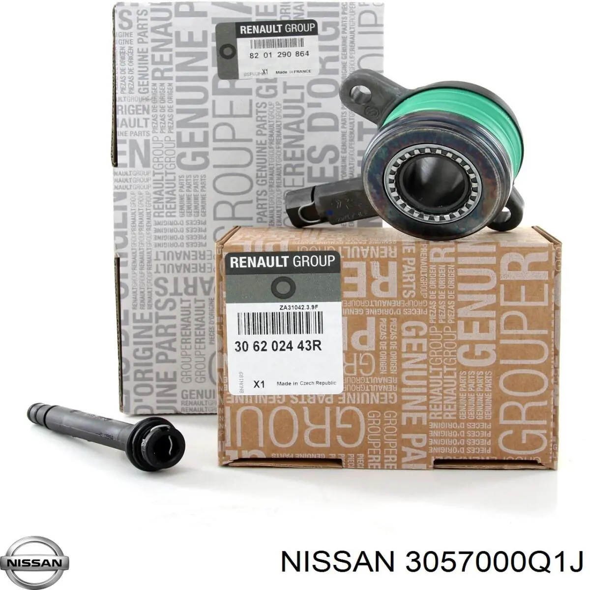 3057000Q1J Nissan/Infiniti Робочий циліндр зчеплення в зборі з витискним підшипником