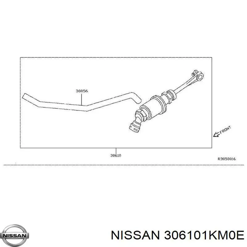 Головний циліндр зчеплення на Nissan Tiida SC11X