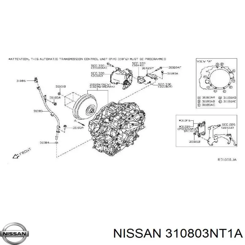  Nissan/Infiniti 310803NT1A ціна, від 7.62 USD