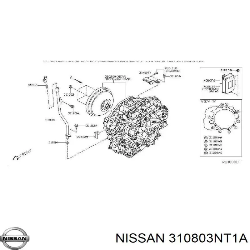 310803NT1A Nissan/Infiniti 