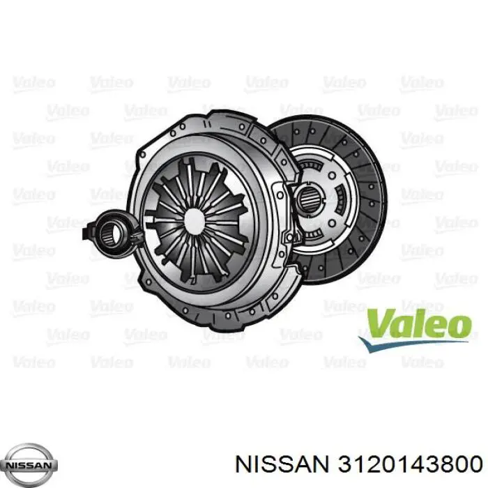 Диск зчеплення 3120143800 Nissan