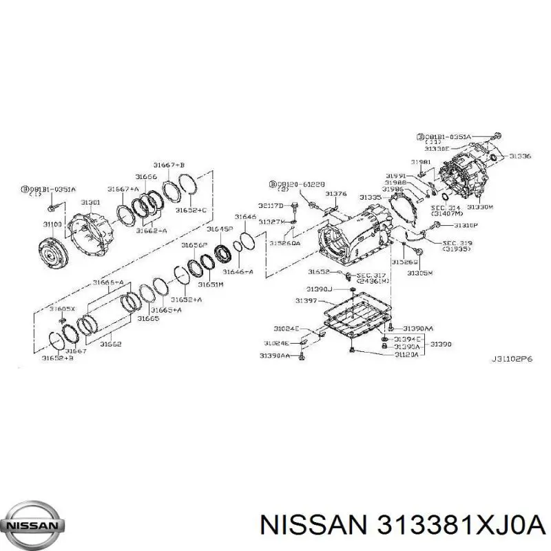  313381XJ0A Nissan