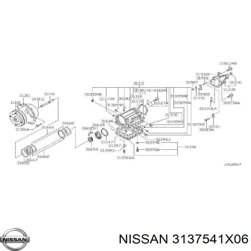 3137541X06 Nissan/Infiniti 