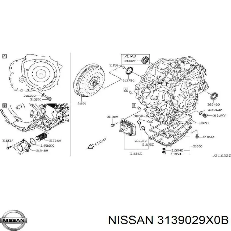  3139029X0B Nissan