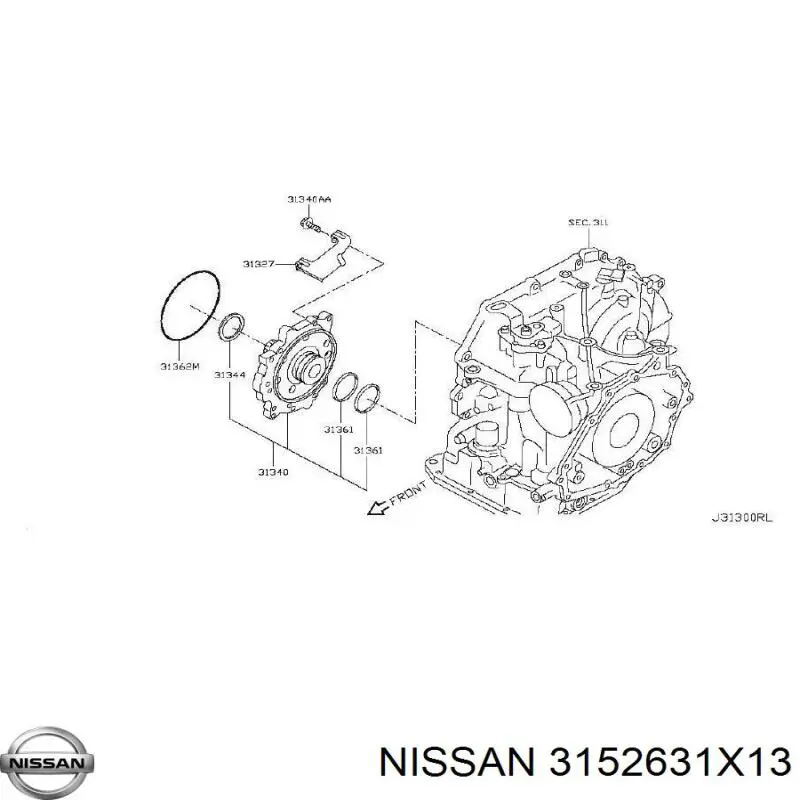 3152631X13 Nissan/Infiniti 