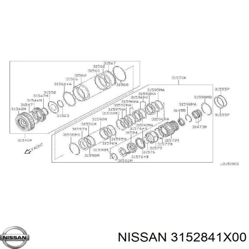 3152841X00 Nissan/Infiniti 