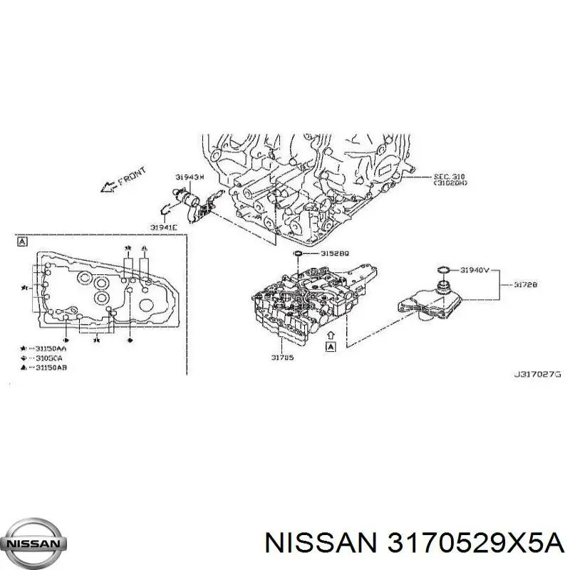 3170529X8A Nissan/Infiniti 