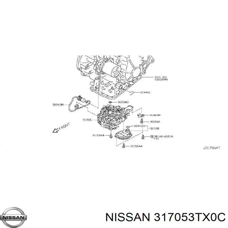 Купити 317053TX0C Nissan/Infiniti 