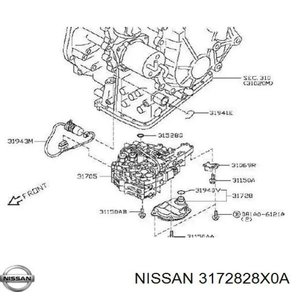 Фільтр коробки автомат Topsauto TAN1403 ціна, від 26.03 USD