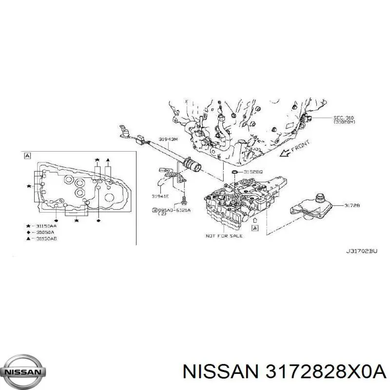 Фільтр АКПП TAN1403 Topsauto