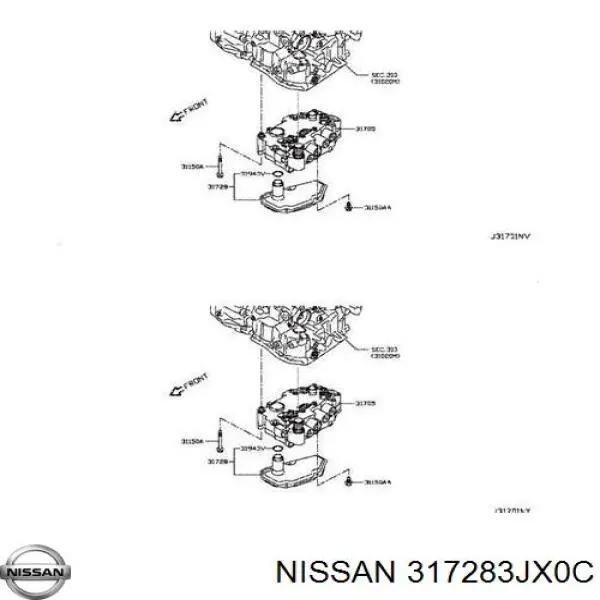 317283JX0C Nissan фільтр акпп