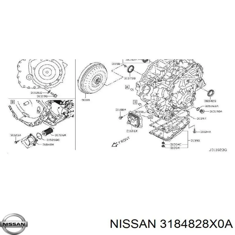 Купити 3184828X0A Nissan/Infiniti 