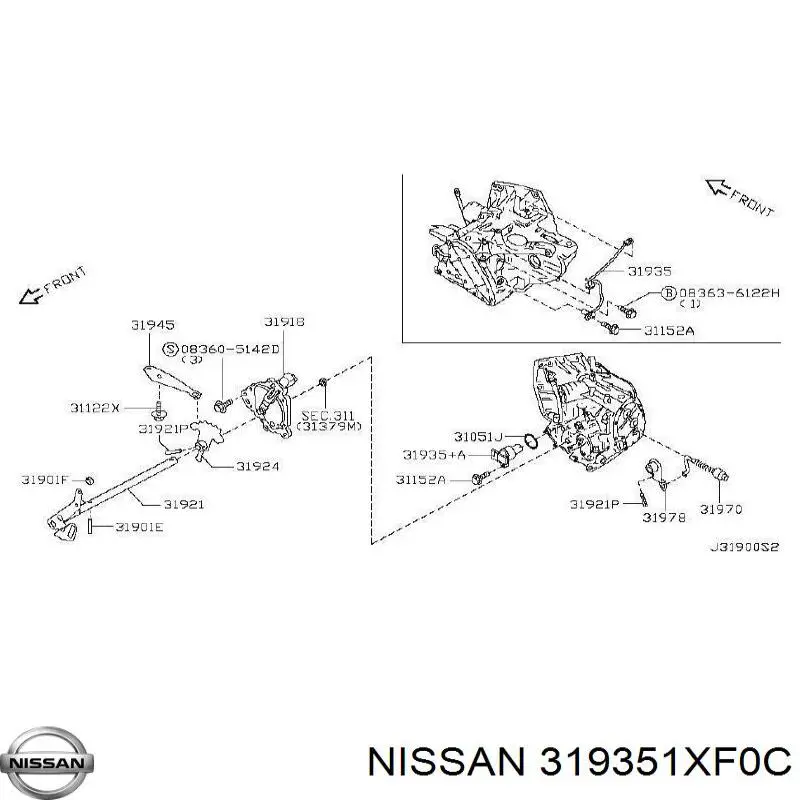 Датчик швидкості Nissan/Infiniti 319351XF0C ціна, від 16.53 USD