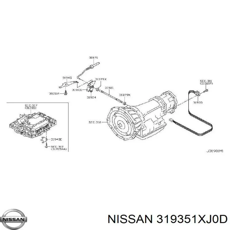 3193590X02 Nissan/Infiniti Датчик швидкості спідометра