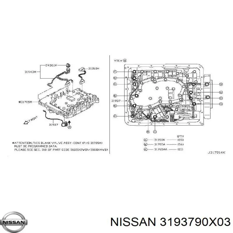  3193790X03 Nissan/Infiniti