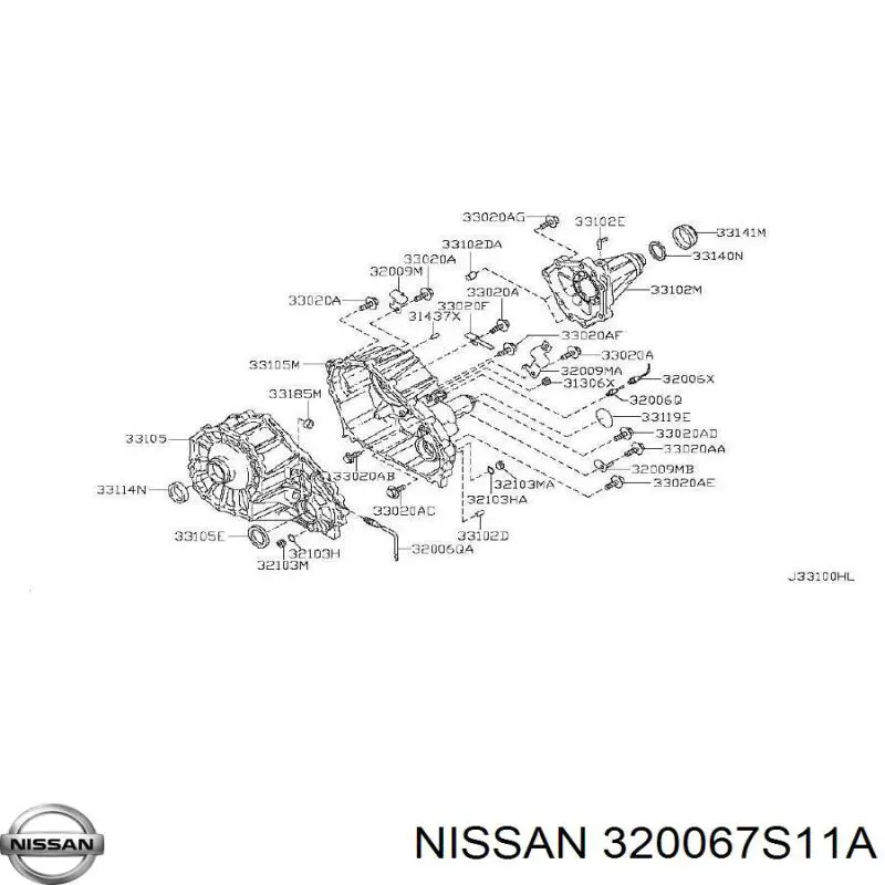 320067S11A Nissan/Infiniti Датчик індикатора роздавальної коробки включення повного приводу