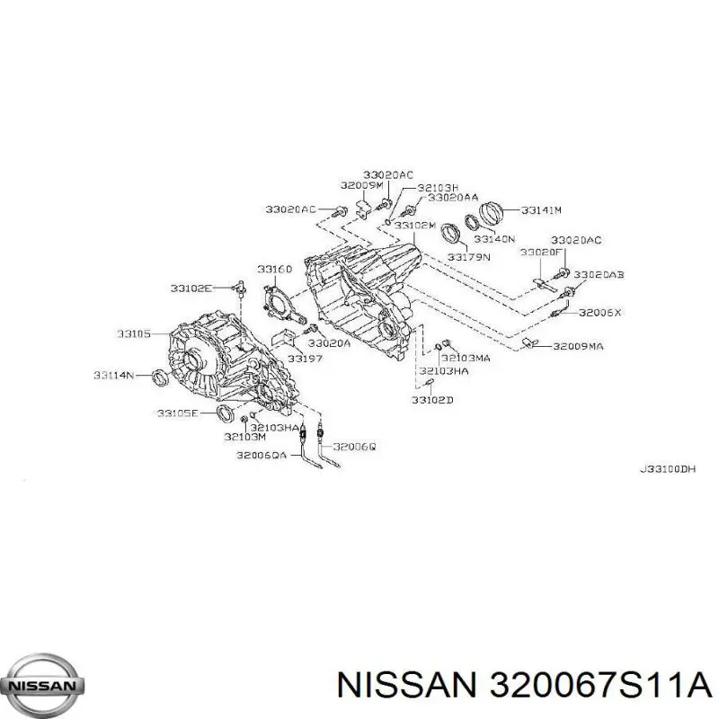 Купити 320067S110 Nissan/Infiniti Датчик роздаткової коробки вмикання повного приводу