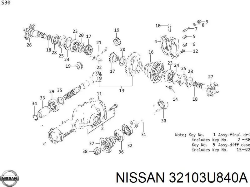 Купити 32103U840A Nissan/Infiniti Пробка піддона двигуна