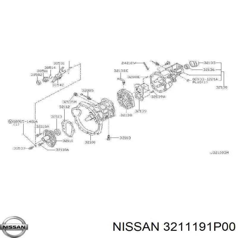 3211191P00 Nissan/Infiniti 