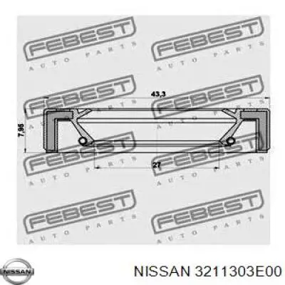 Купити 3211303E00 Nissan/Infiniti Сальник АКПП/КПП, вхідного/первинного валу