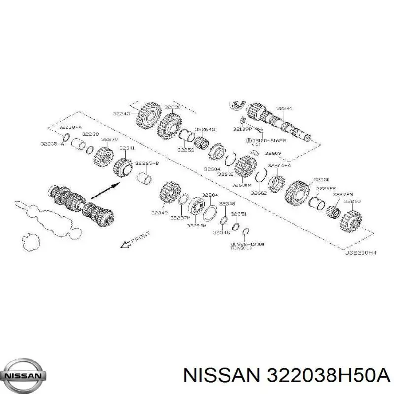 322038H50A Nissan/Infiniti 