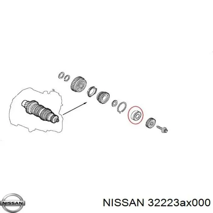  Nissan/Infiniti 32223AX000 ціна, від 23.00 USD