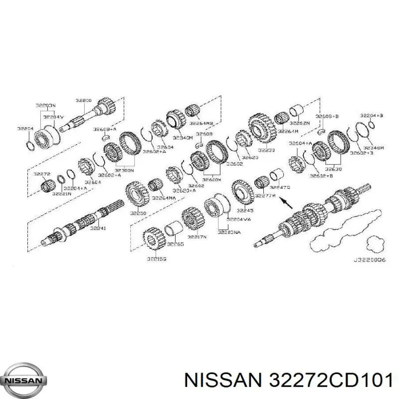  Nissan/Infiniti 32272CD101 ціна, від 8.33 USD