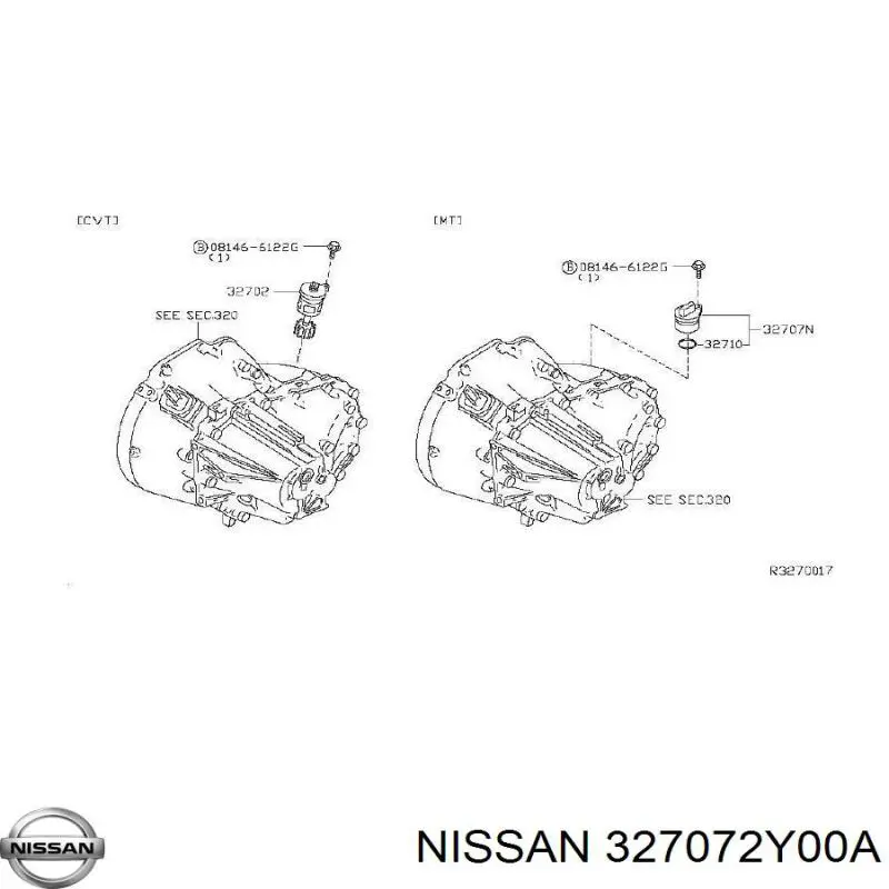  Nissan/Infiniti 327072Y00A ціна, від 6.33 USD