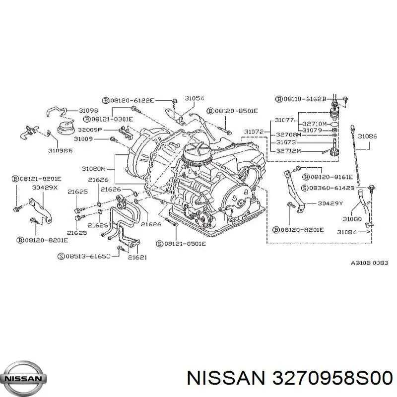  Nissan/Infiniti 3270958S00 ціна, від 2.48 USD