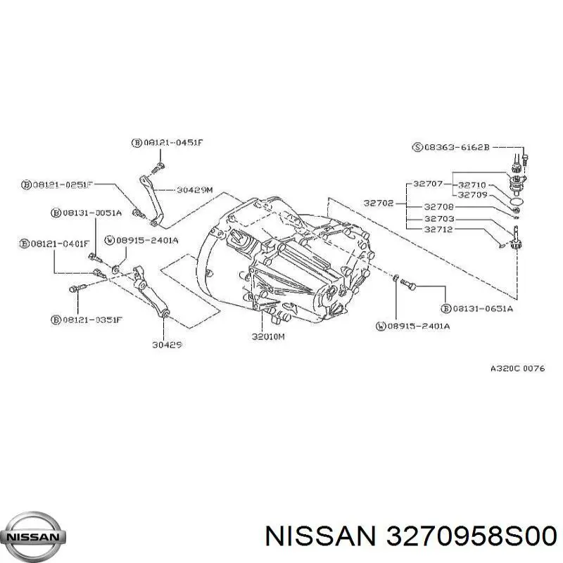 3270958S00 Nissan/Infiniti 